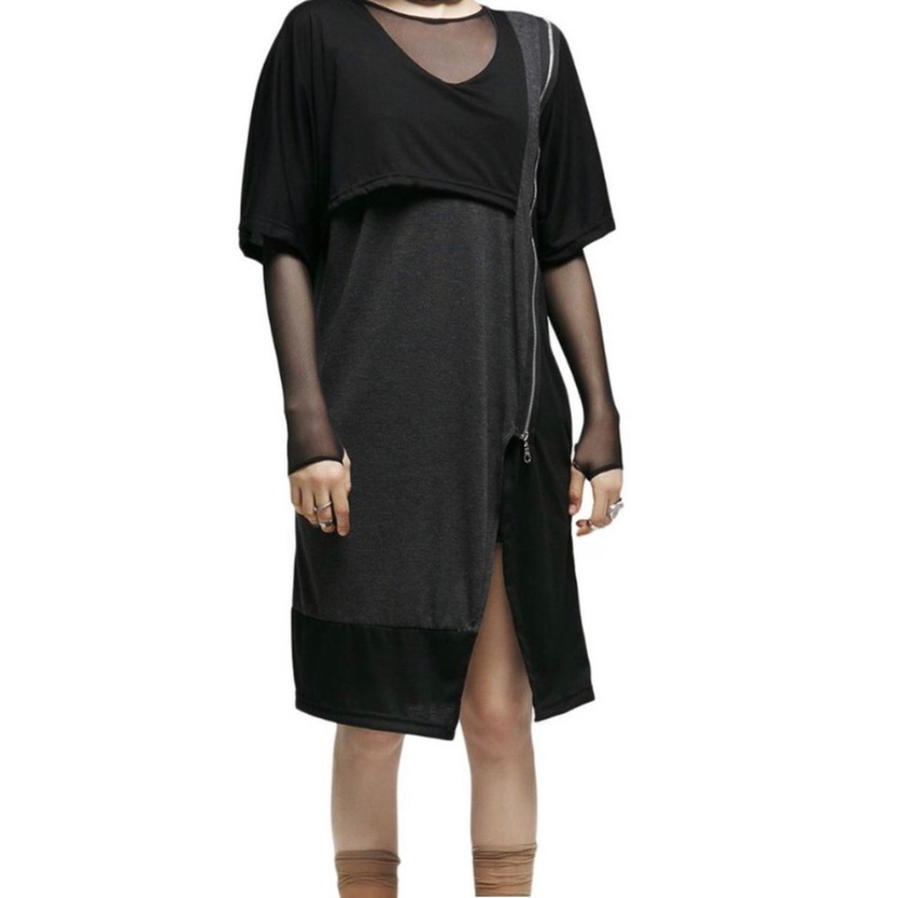 MNML Black and Gray Women's Tunic